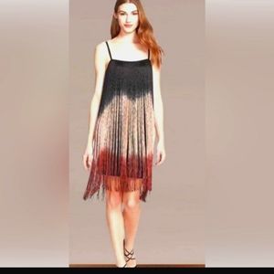 Maggie London Fringe Onbre Dress
